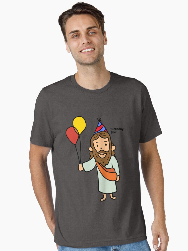 Jesus Birthday Boy Essential Shirt T Shirt Minimal Style