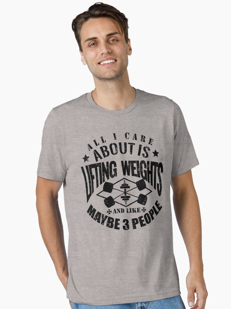 Bodybuilding Lifting Weights Gym Essential T Shirt T Shirt Premium Print