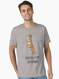 Funny Giraffe Holding a Stack of Books Reading Is My Superpower Book Lover Gift Phones Cases And Other Gift Essential T