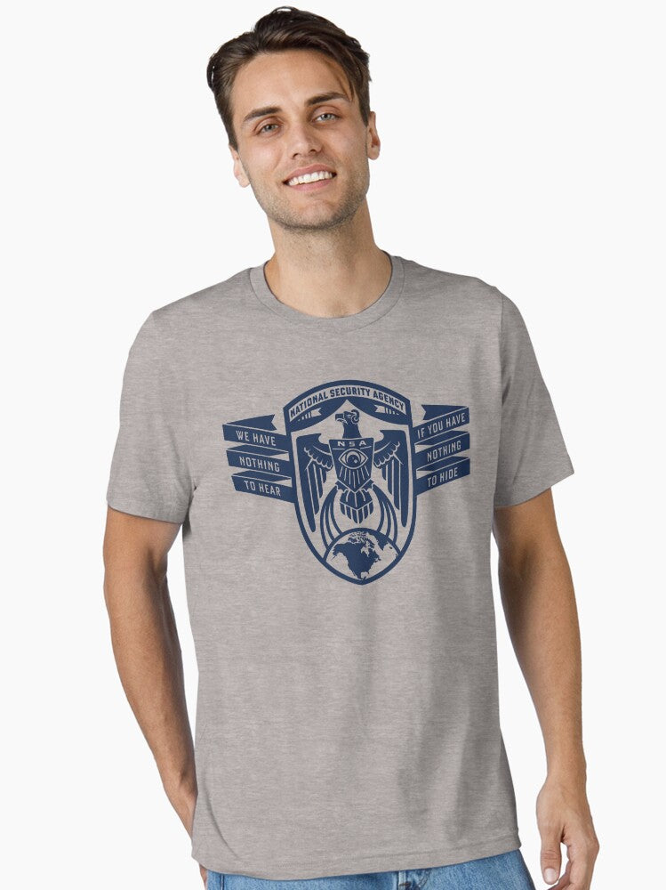 NSA Nothing To Hear Essential T Shirt T Shirt Clean Design