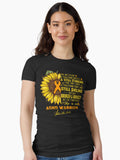 ADHD Awareness - She is An ADHD Warrior SHE IS ME Fitted T-Shirt