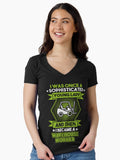 Warehouse Worker Warehouseman Warehouser Operator Fitted V Neck T Shirt