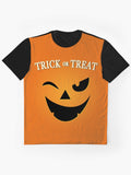 Trick Or Treat Graphic T Shirt Everyday Wear 2