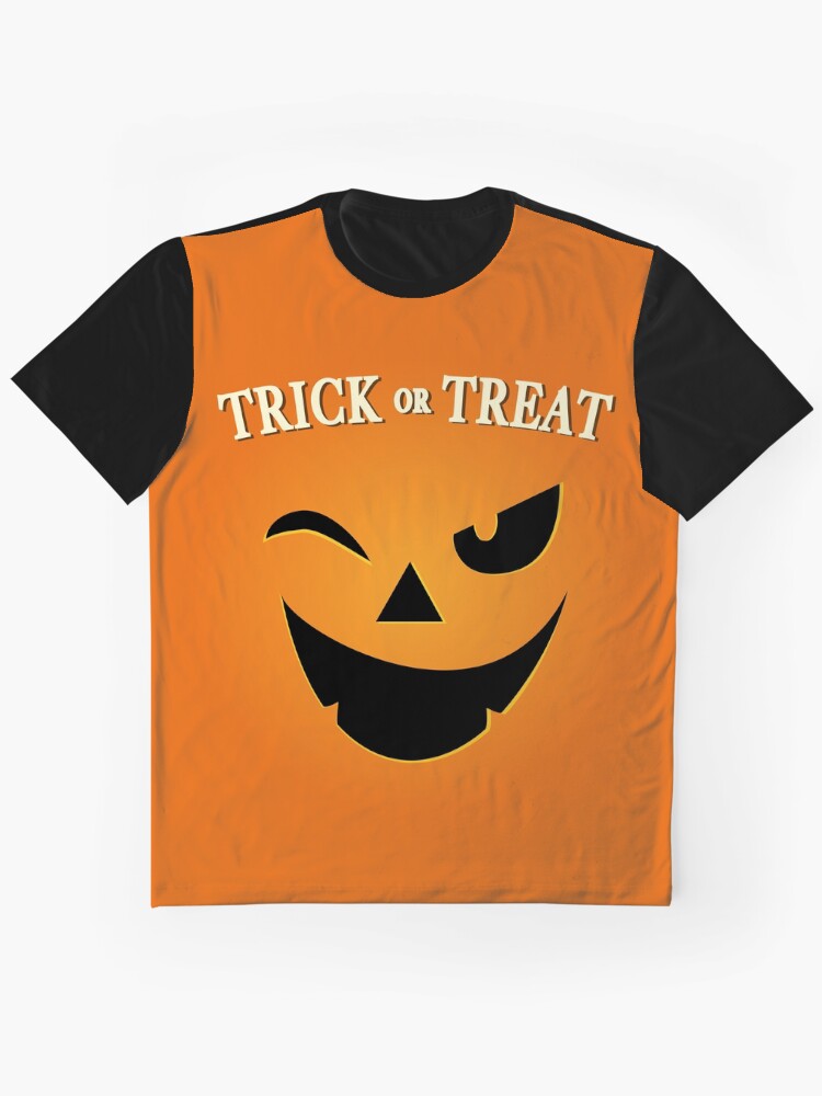 Trick Or Treat Graphic T Shirt Everyday Wear 2