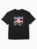 Spooky Season Cute Ghost Halloween Design Oversized T Shirt
