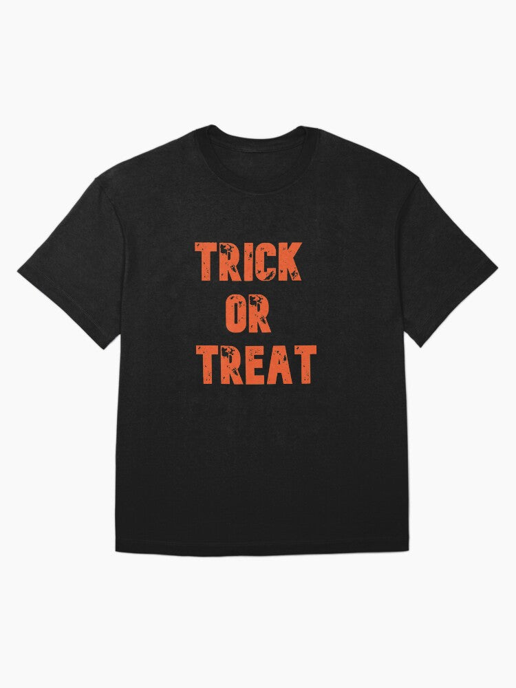 Trick Or Treat Oversized T Shirt Minimal Style 12