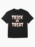 Trick Or Treat Oversized T Shirt Gift Ready 12
