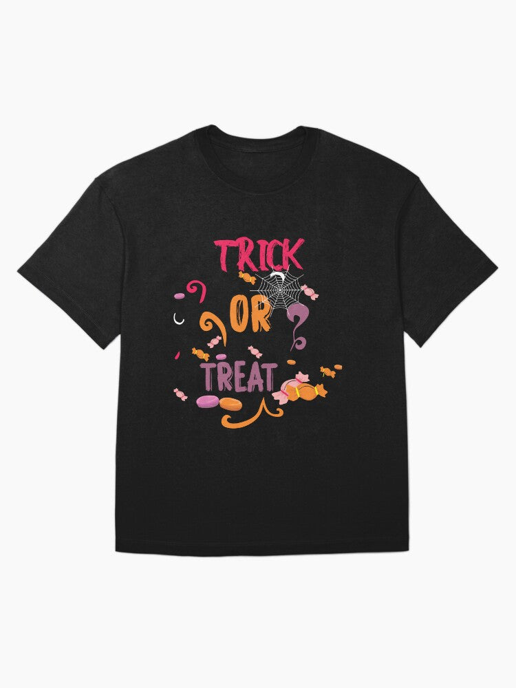Funny Happy Halloween Oversized T Shirt Premium Print