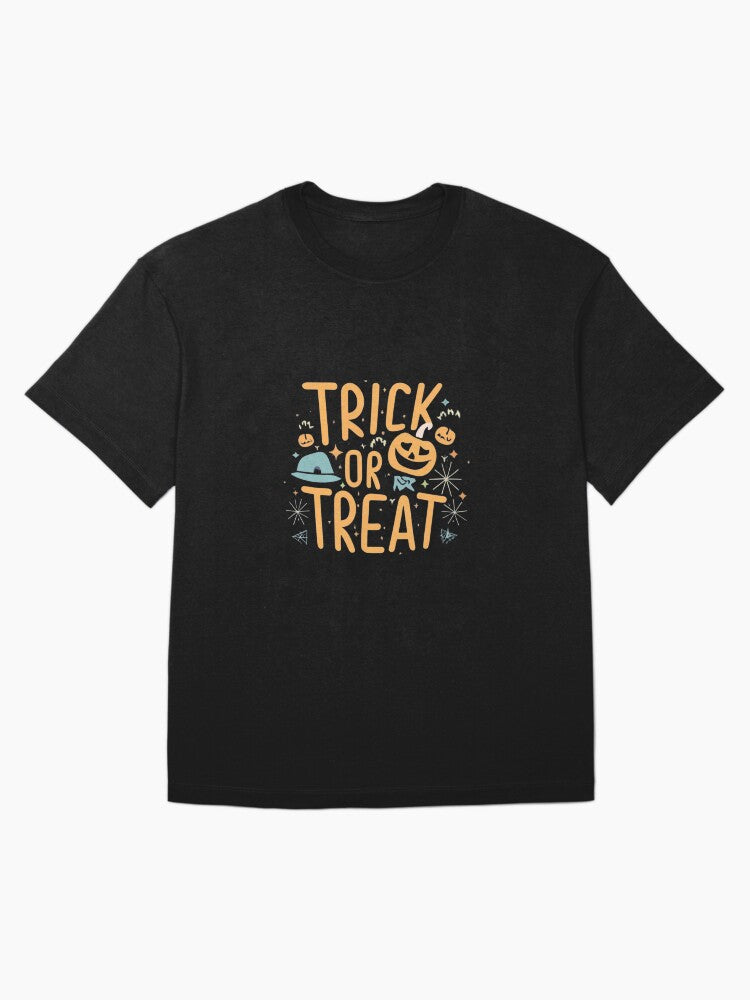 Trick Or Treat Delight Oversized T Shirt Everyday Wear