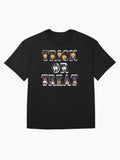 Trick Or Treat Halloween Graphic Design Clothing Oversized T Shirt Premium Print