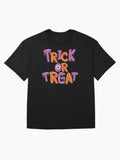 Trick Or Treat Halloween Oversized T Shirt Everyday Wear