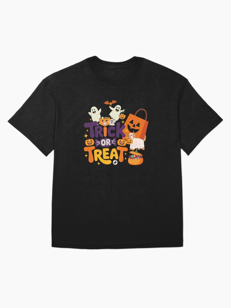 Trick Or Treat Oversized T Shirt US Trend