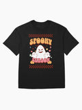 Scarecrow Time Spooky Season Oversized T Shirt