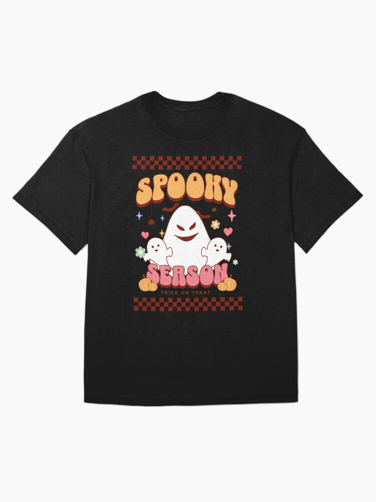 Scarecrow Time Spooky Season Oversized T Shirt