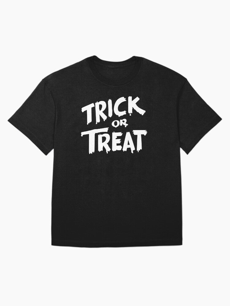 Trick Or Treat Tshirt Oversized T Shirt Clean Design