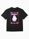 Pink Spooky Season Oversized T Shirt
