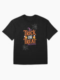 Halloween Design For T Shirt Trick Or Treat Oversized Everyday Wear