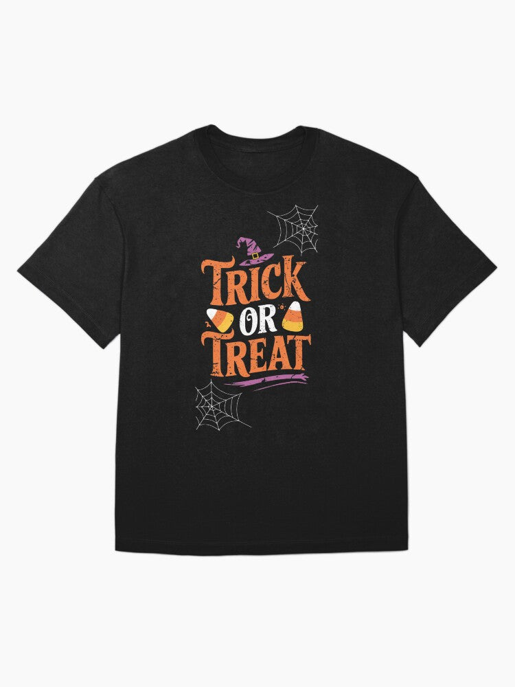Halloween Design For T Shirt Trick Or Treat Oversized Everyday Wear