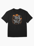 Trick Or Treat Halloween Spooky Oversized T Shirt Premium Print