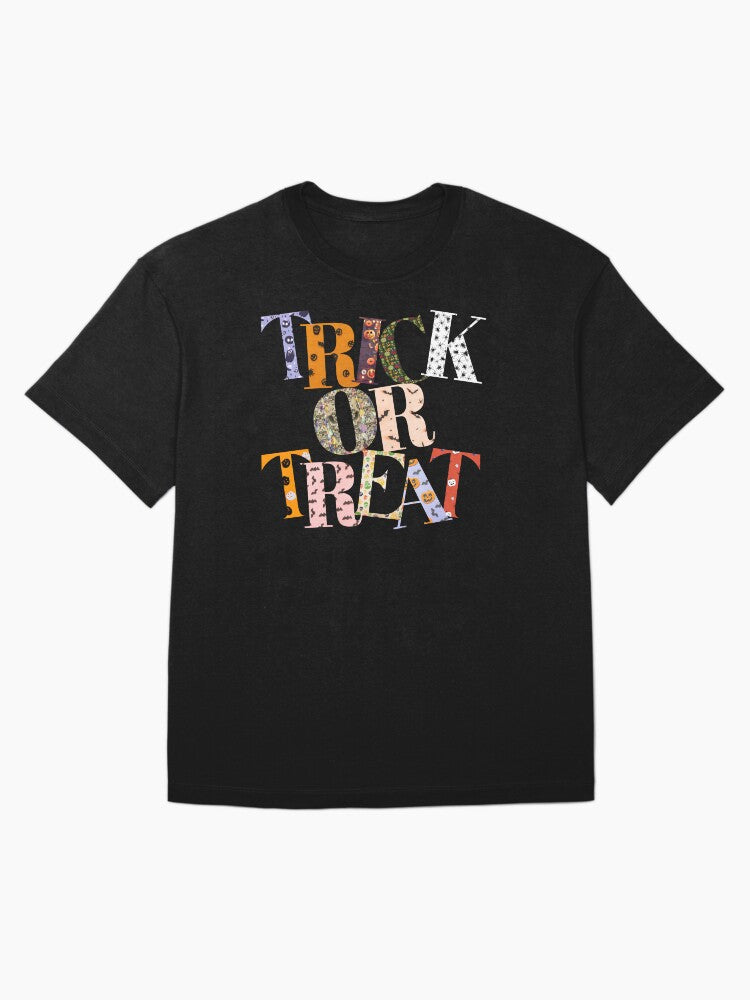 Halloween Trick Or Treat Oversized T Shirt US Trend 3