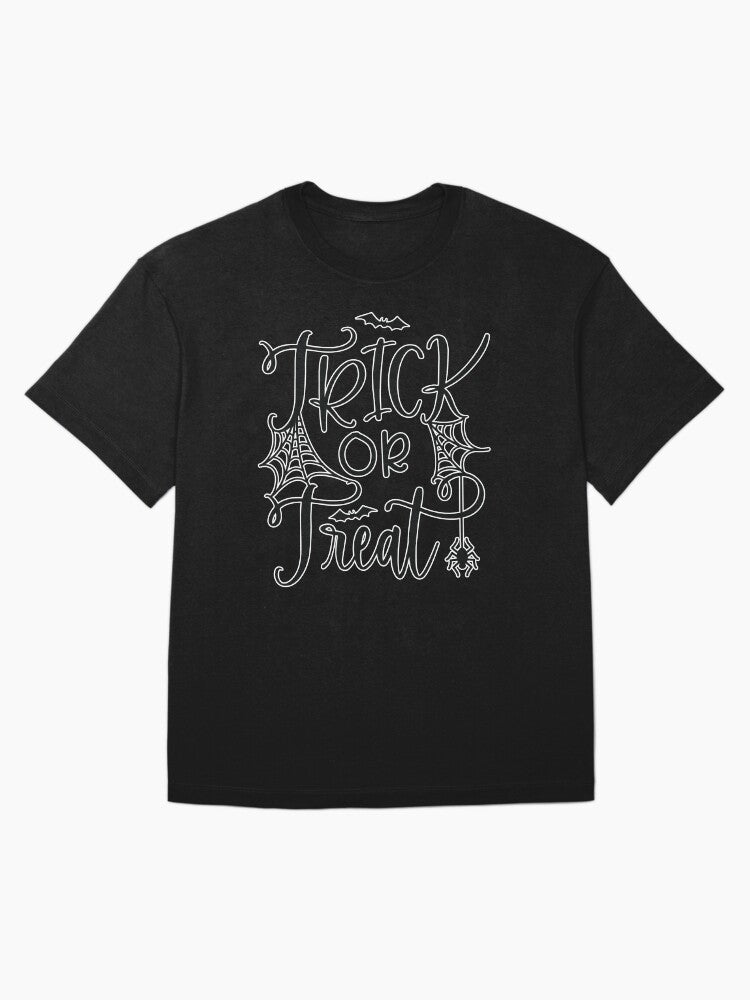 Trick Or Treat Oversized T Shirt Minimal Style 4