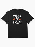 Trick Or Treat Halloween 2023 Oversized T Shirt Clean Design