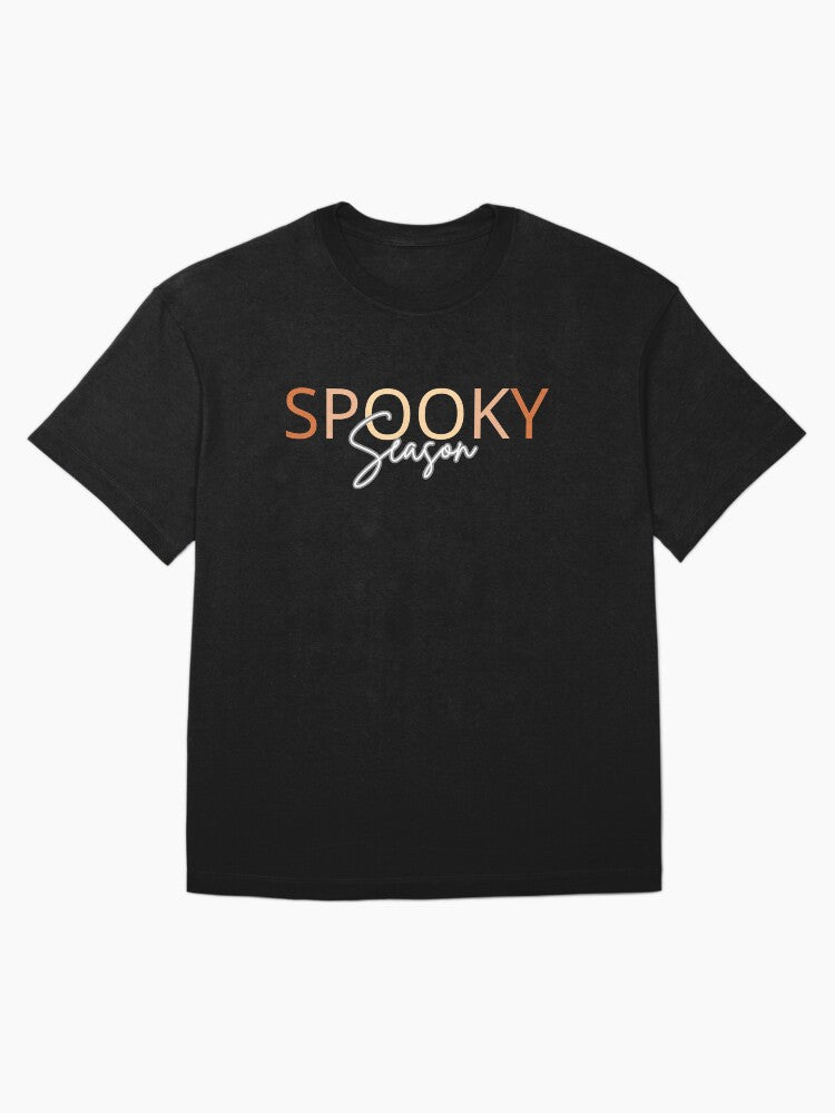 Spooky Season Retro Funny Halloween Ghost Halloween Pumpkin Fall Autumn Oversized T Shirt