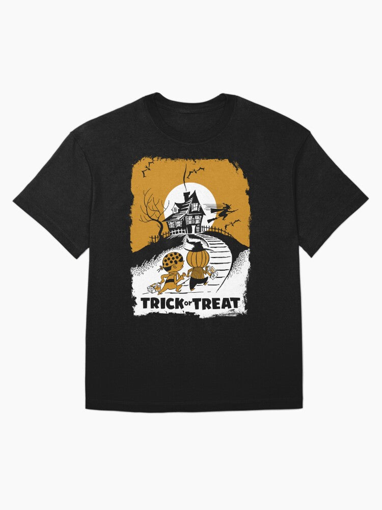 Trick Or Treat Kids Oversized T Shirt Minimal Style
