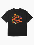 Trick Or Treat Oversized T Shirt Minimal Style 2