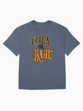 Trick Or Treat Oversized T Shirt Minimal Style