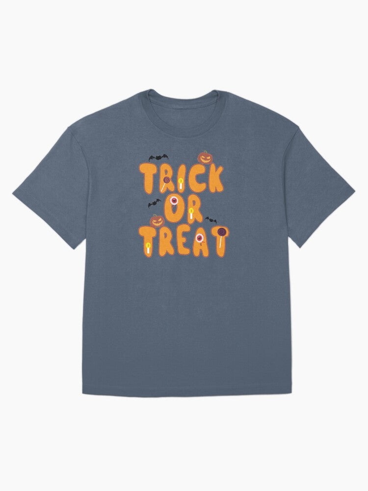 Trick Or Treat Oversized T Shirt Clean Design 10