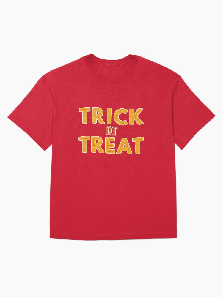 Trick Or Treat Oversized T Shirt Clean Design 4