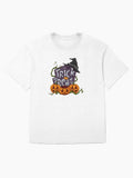 Halloween Trick Or Treat Design Oversized T Shirt Clean Design