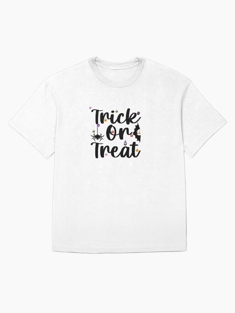 Trick Or Treat Halloweent Shirt Oversized T Clean Design