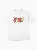 Preppy Spooky Season Oversized T Shirt