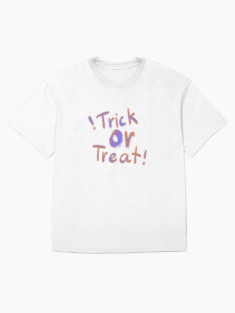 Trick Or Treat Oversized T Shirt Gift Ready 4