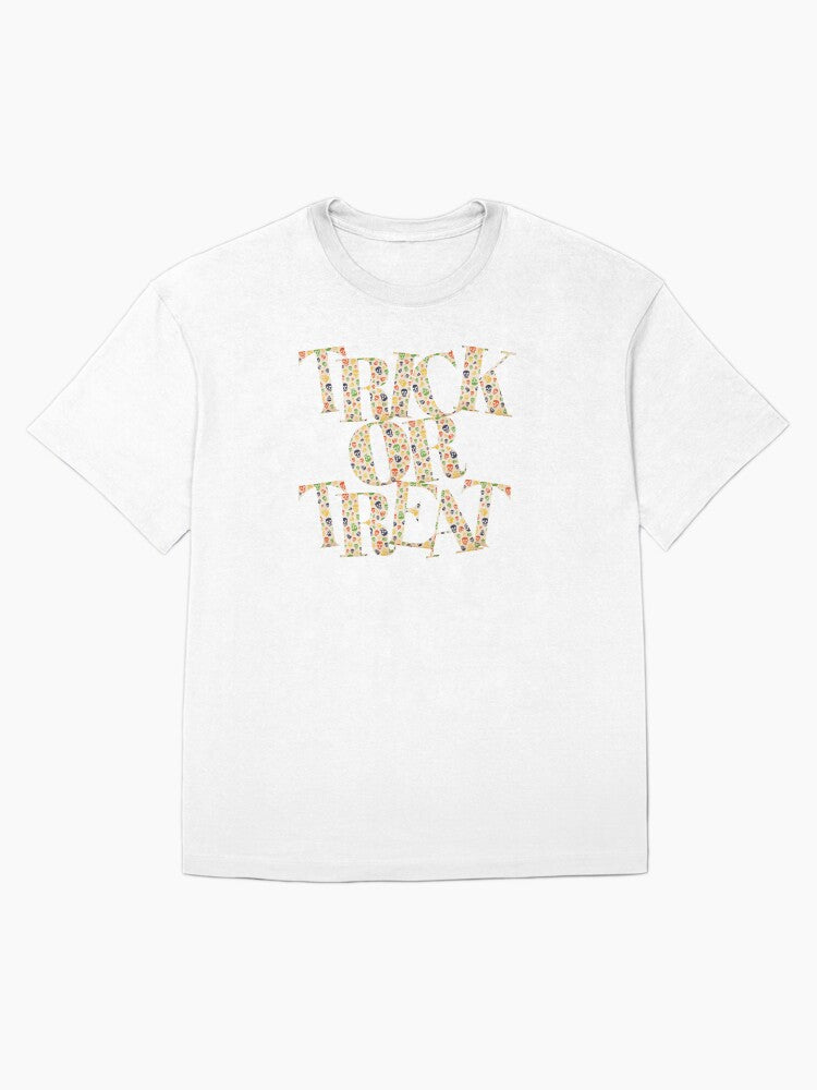 Halloween Trick Or Treat Oversized T Shirt Minimal Style