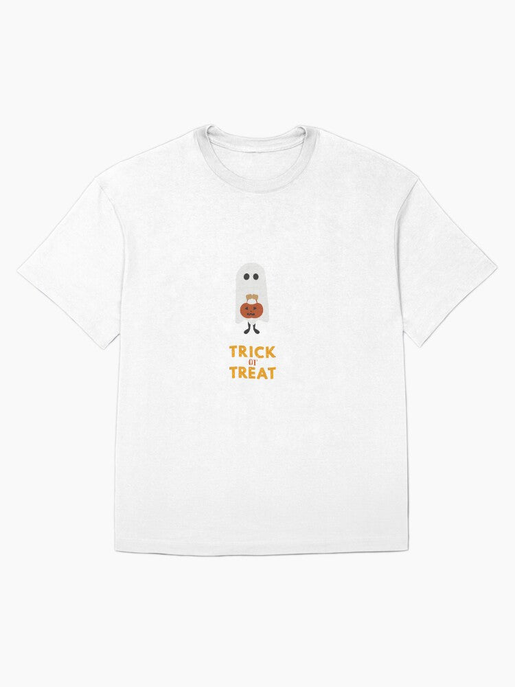 Happy Halloween Oversized T Shirt Minimal Style 2