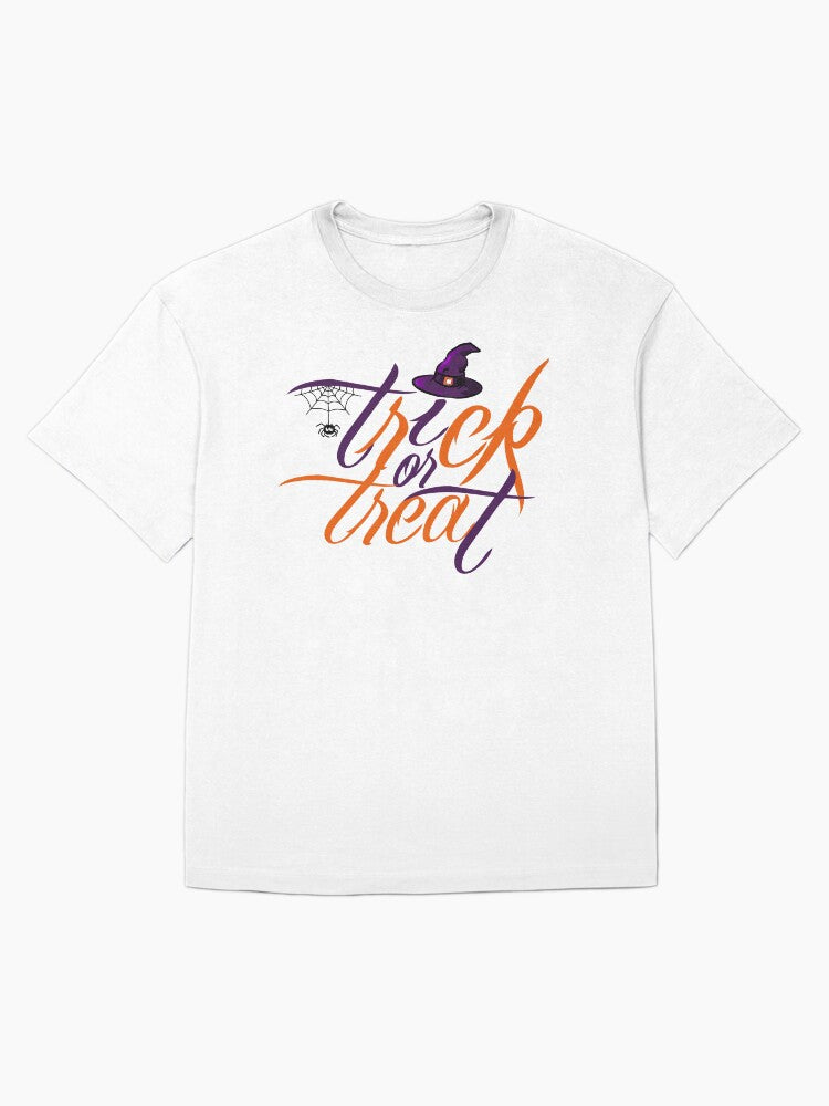 Trick Or Treat Halloween Day Oversized T Shirt Minimal Style