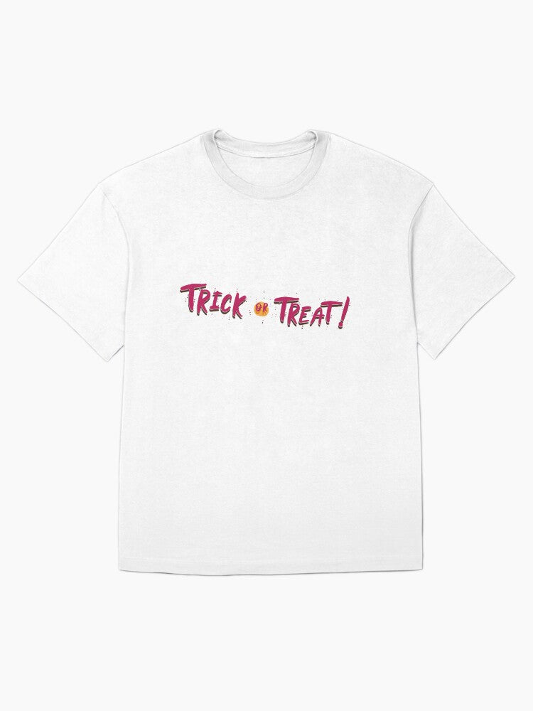Trick Or Treat Oversized T Shirt Clean Design 9