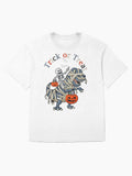 Trick Or Treat Oversized T Shirt Clean Design 14