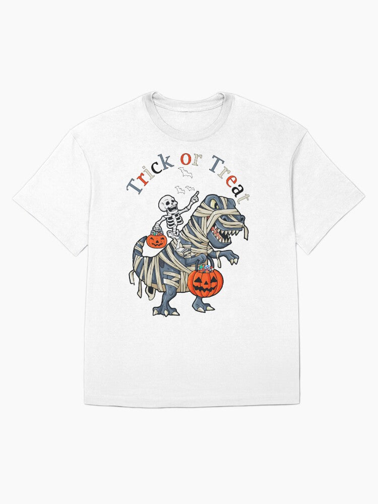 Trick Or Treat Oversized T Shirt Clean Design 14