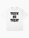 Trick Or Treat Oversized T Shirt Minimal Style 9