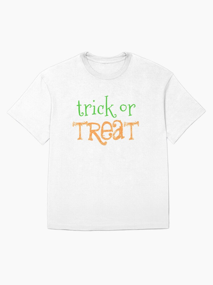 Trick Or Treat Holloween Shirt Oversized T T Shirt Premium Print