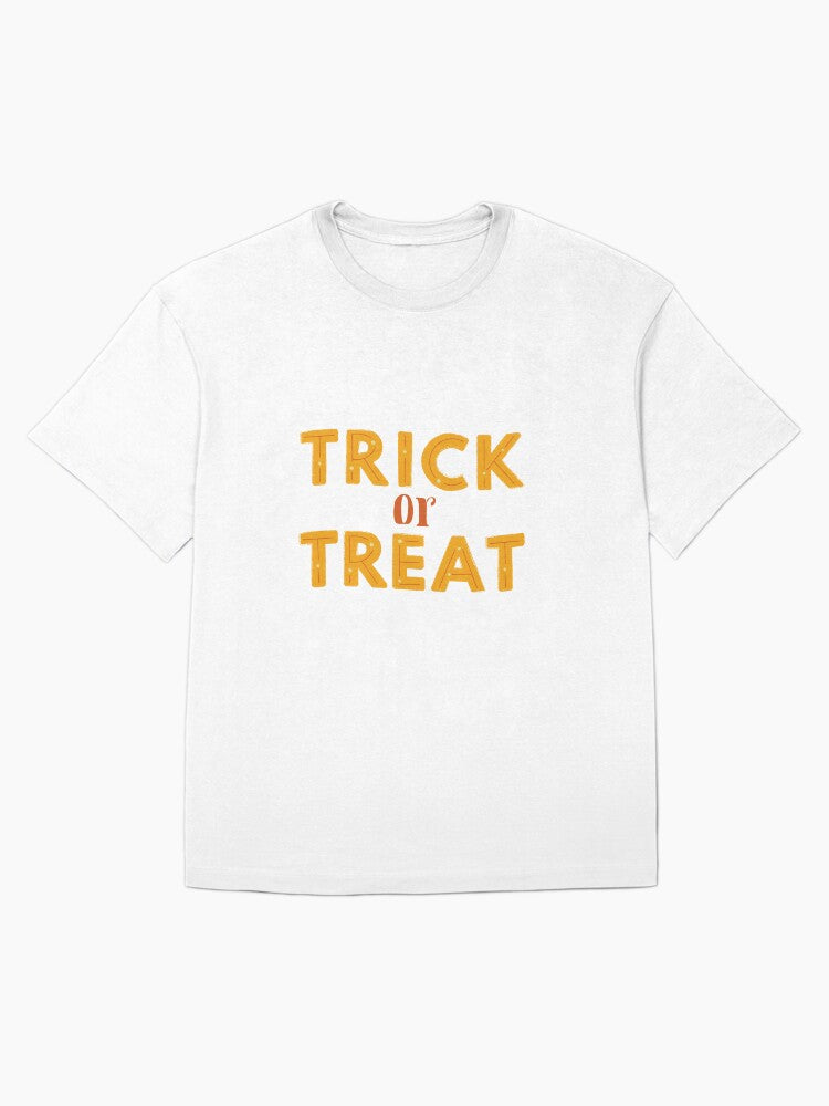 Trick Or Treat Oversized T Shirt Clean Design 2