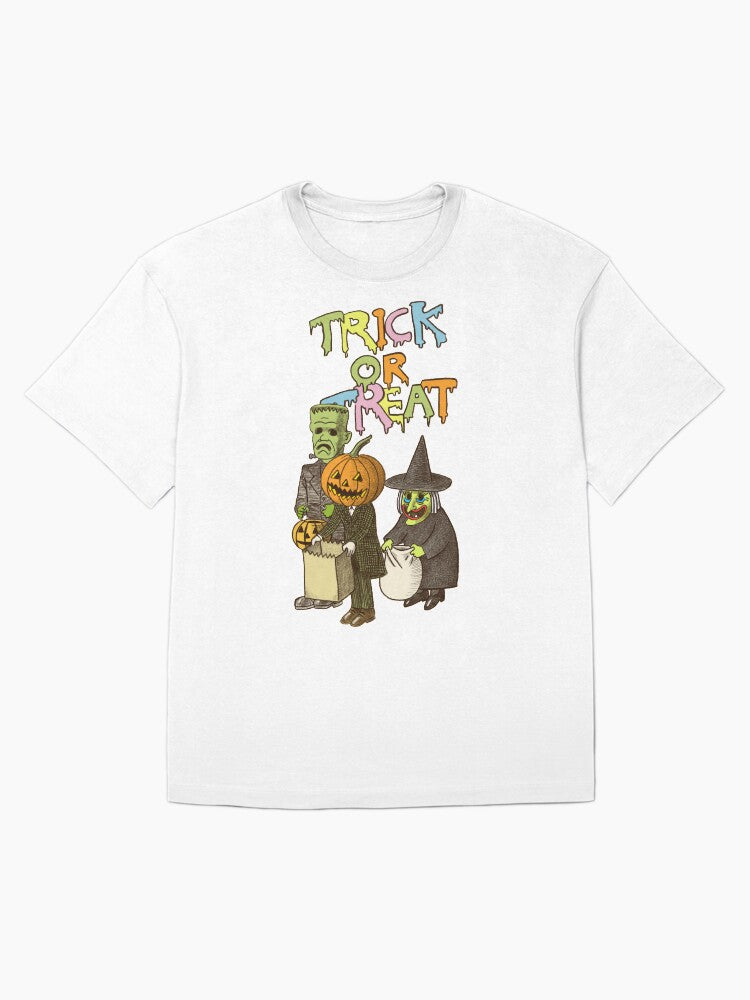 Happy Halloween Oversized T Shirt Minimal Style