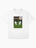 Spooky Season Ghosts Oversized T Shirt