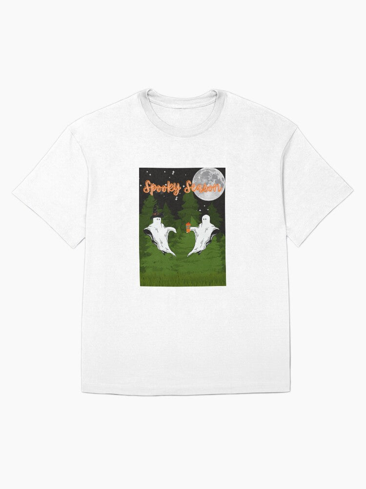 Spooky Season Ghosts Oversized T Shirt