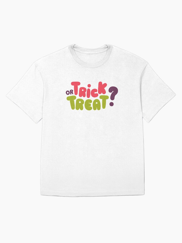 Halloween Trick Or Treat Oversized T Shirt Everyday Wear
