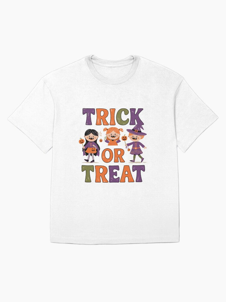 Trick Or Treat Oversized T Shirt Premium Print 8